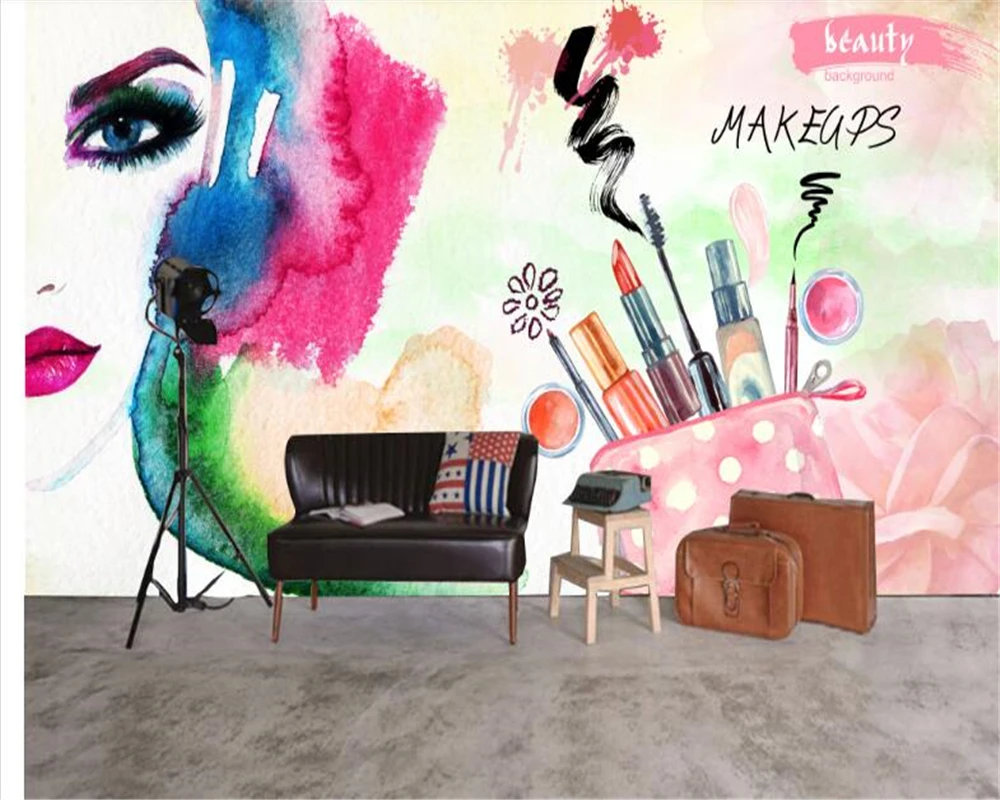 beibehang wallpaper for walls 3 d Fashion painted nail shop beauty salon decoration large mural wallpaper poster image wall
beibehang wallpaper for walls 3 d Fashion painted nail shop beauty salon decoration large mural wallpaper poster image wall
