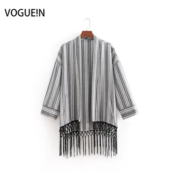 VOGUEIN New Womens Casual Striped Print Tassels Cardigan Blouse Shirt Outwear Wholesale
VOGUEIN New Womens Casual Striped Print Tassels Cardigan Blouse Shirt Outwear Wholesale