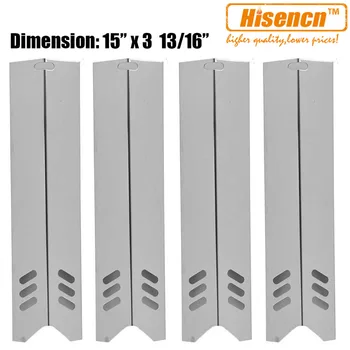 Hisencn 15 inch 91591 4pcs Barbecue Stainless Heat Plate Heat Tent Replacement Parts for Uniflame, Backyard Gas Grill Models
Hisencn 15 inch 91591 4pcs Barbecue Stainless Heat Plate Heat Tent Replacement Parts for Uniflame, Backyard Gas Grill Models