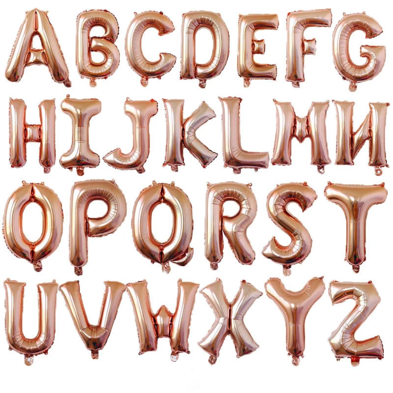 Nicro 16 inch Inflatable Rose Gold Letter Balloons Love Happy Birthday Wedding Christmas Decoration Event Party Supplies #Bal17R
Nicro 16 inch Inflatable Rose Gold Letter Balloons Love Happy Birthday Wedding Christmas Decoration Event Party Supplies #Bal17R