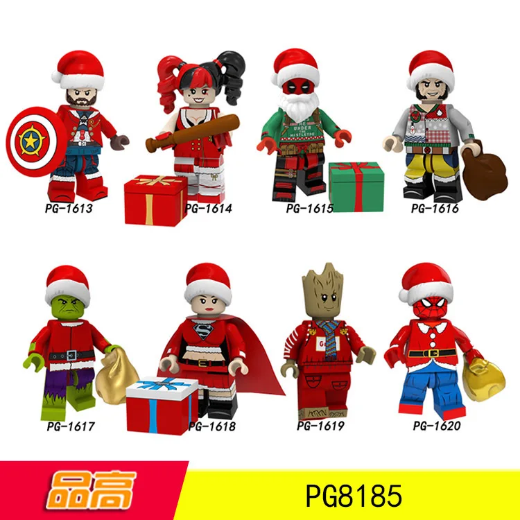 Christmas series Captain America Deadpool Logan The Hulk Figure Building Blocks Figure Bricks Compatible With Bela
Christmas series Captain America Deadpool Logan The Hulk Figure Building Blocks Figure Bricks Compatible With Bela