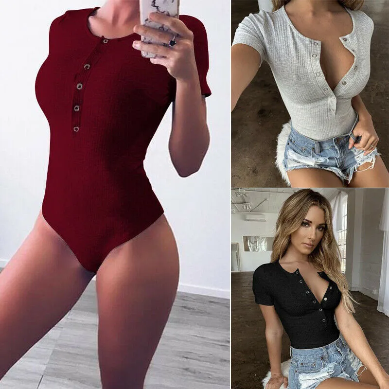 Women Bodysuits One Piece Knitted Bodysuits Bandage Bodycon Sexy Clubwear Solid Black Red Gray Bodysuit
Women Bodysuits One Piece Knitted Bodysuits Bandage Bodycon Sexy Clubwear Solid Black Red Gray Bodysuit