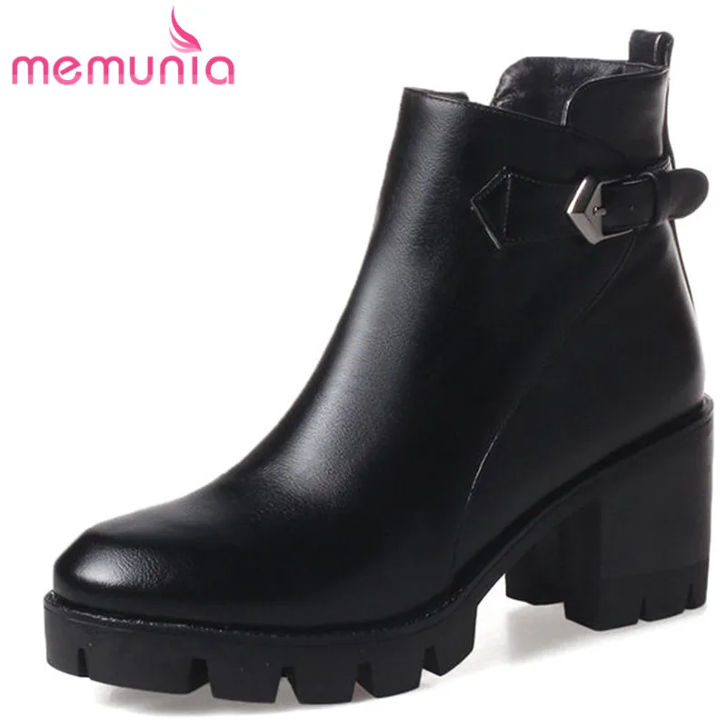 MEMUNIA 2020 new ankle boots platform boots autumn winter elegant buckle boots women boots big size 34-43
MEMUNIA 2020 new ankle boots platform boots autumn winter elegant buckle boots women boots big size 34-43