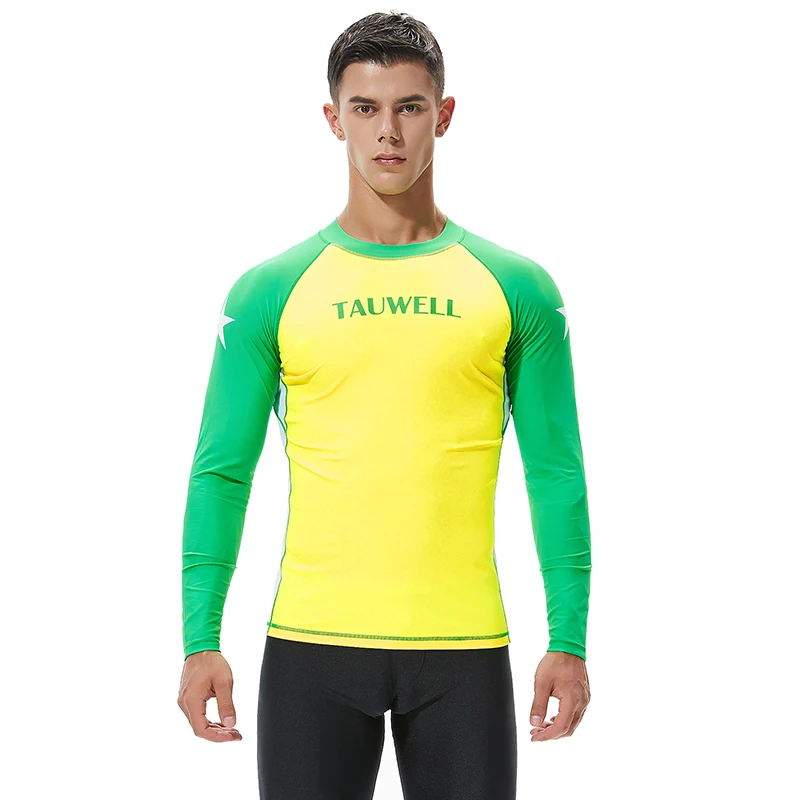 Men's Patchwork Rash guard Sun Protection Diving Long Sleeve Swimsuit High Quality Lycra Rash Guard Men Wetsuit surfing shirt
Men's Patchwork Rash guard Sun Protection Diving Long Sleeve Swimsuit High Quality Lycra Rash Guard Men Wetsuit surfing shirt