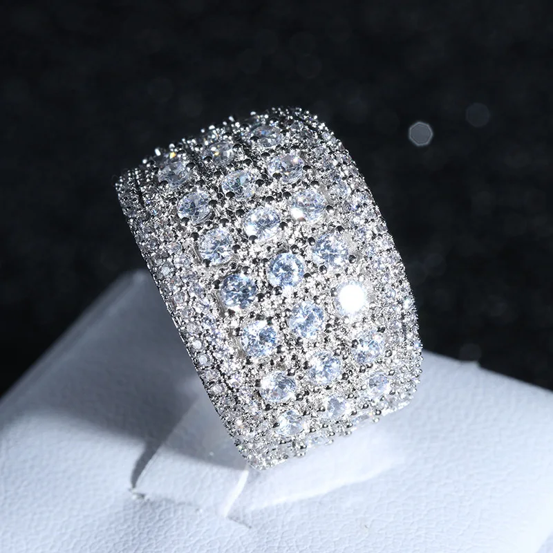 sterling silver 925 cubic zirconia rings for women jewelry (8)