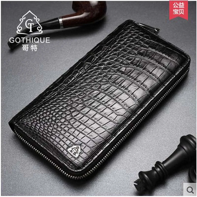 gete new Siamese crocodile belly wallet man leather long fashion zipper handbag large capacity crocodile bag
gete new Siamese crocodile belly wallet man leather long fashion zipper handbag large capacity crocodile bag