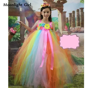 Flowers Pastal Girl Rainbow Tutu Dress Princess Long Tulle Formal Wedding Dress Baby Girls Birthday Party Dresses For Kids PQ195
Flowers Pastal Girl Rainbow Tutu Dress Princess Long Tulle Formal Wedding Dress Baby Girls Birthday Party Dresses For Kids PQ195