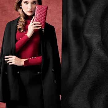 Width 180cm limited Classic black mulberry silk double-sided cashmere fabric for coat plush fabrics tissu au metre telas tissus
Width 180cm limited Classic black mulberry silk double-sided cashmere fabric for coat plush fabrics tissu au metre telas tissus