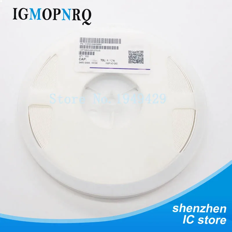 1 reels 1206 smd capacitor ceramic 22pf 22pf 1nf 10nf 100nf capacitors sets 0.5pF-100uF
1 reels 1206 smd capacitor ceramic 22pf 22pf 1nf 10nf 100nf capacitors sets 0.5pF-100uF
