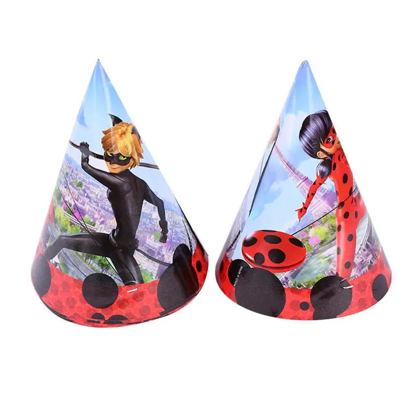 6pcs /lot Ladybug girl Party Paper Hat Happy birthday party decoration supplies party caps theme party kids favor
6pcs /lot Ladybug girl Party Paper Hat Happy birthday party decoration supplies party caps theme party kids favor