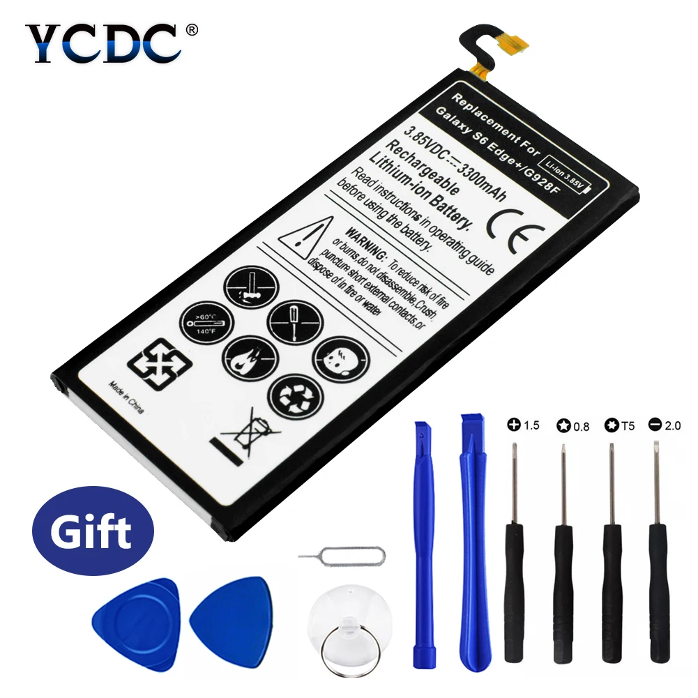 lithium Battery For Samsung Galaxy S6 Edge Plus Battery + Repair Tools G9280 G928 G928F G928G G928T G928A G928I G928S 3300mAh
lithium Battery For Samsung Galaxy S6 Edge Plus Battery + Repair Tools G9280 G928 G928F G928G G928T G928A G928I G928S 3300mAh