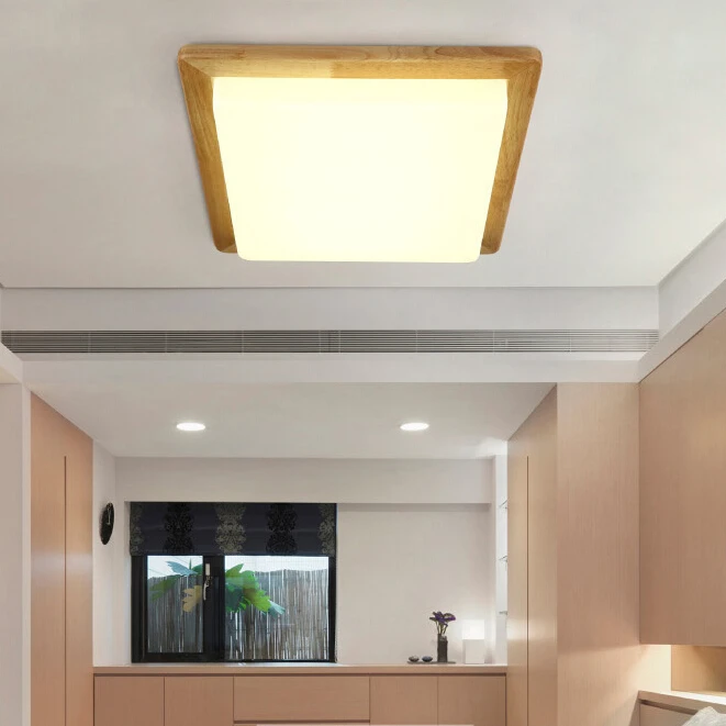 110V-240V Nordic wood square LED celling lights Modern minimalist Chinese bedroom balcony porch corridor wood LED lights
110V-240V Nordic wood square LED celling lights Modern minimalist Chinese bedroom balcony porch corridor wood LED lights