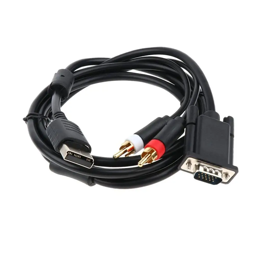 Replacement 6ft VGA High Definition Cable RCA Sound Adapter VGA Box Cable for Sega Dreamcast DC
Replacement 6ft VGA High Definition Cable RCA Sound Adapter VGA Box Cable for Sega Dreamcast DC