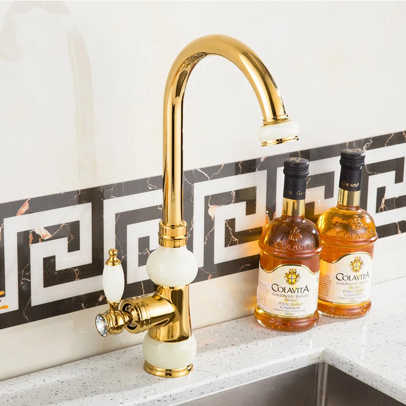 360 Degree Swivel Tall Basin Faucets Euro Gold Washbasin Faucet LuxuryTaps Single Handle Vanity Single Hole Mixer Water Taps
360 Degree Swivel Tall Basin Faucets Euro Gold Washbasin Faucet LuxuryTaps Single Handle Vanity Single Hole Mixer Water Taps