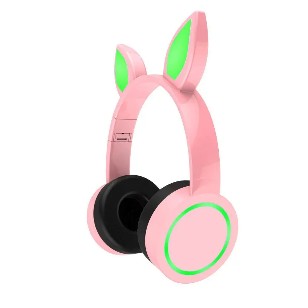 New Cartoon glowing cat ears headphones LED Wireless Bluetooth pink black Folding Gaming Headset for Computer mobile Phone
New Cartoon glowing cat ears headphones LED Wireless Bluetooth pink black Folding Gaming Headset for Computer mobile Phone