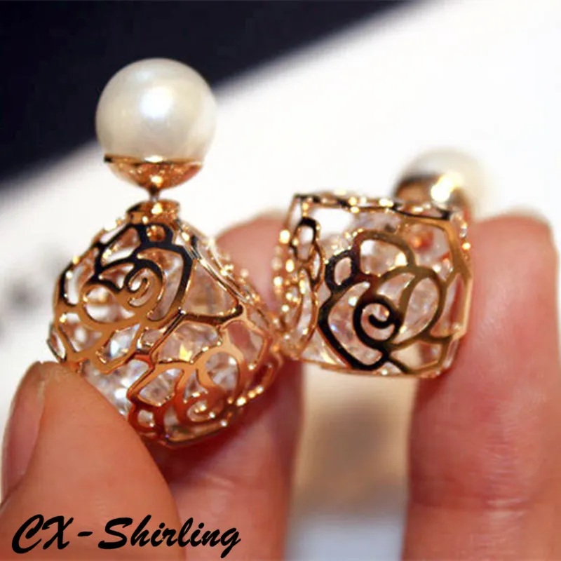 CX-Shirling Hallow Pearl Stud Earrings For Women New Fashion Luxurious Double Wear Ball Earrings 0859
CX-Shirling Hallow Pearl Stud Earrings For Women New Fashion Luxurious Double Wear Ball Earrings 0859