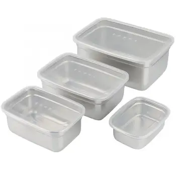 4Pcs Stainless Steel Food Containers with Leakproof Lids Rectangle Food Dinnerware Food Container Bowl
4Pcs Stainless Steel Food Containers with Leakproof Lids Rectangle Food Dinnerware Food Container Bowl