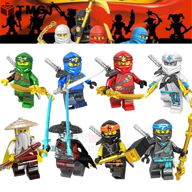 Blocks Ninja Master JAY ZANE KAI LLOYD NYA COLE WU ICE EMPEROR BONE SOLDIER CHOPOV Brick Building Blocks Toys Gift for Children
Blocks Ninja Master JAY ZANE KAI LLOYD NYA COLE WU ICE EMPEROR BONE SOLDIER CHOPOV Brick Building Blocks Toys Gift for Children