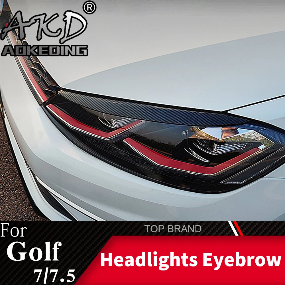 AKD Carbon Fiber Headlights Eyelids Car Stickers For Volkswagen Golf 7/7.5 MK7 R Rline Car SPORTS Styling
AKD Carbon Fiber Headlights Eyelids Car Stickers For Volkswagen Golf 7/7.5 MK7 R Rline Car SPORTS Styling