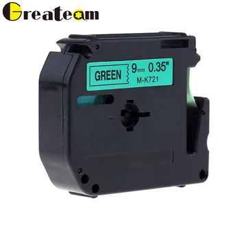 Greateam 1pcs MK721 Compatible Brother M Tape M721 MK 721 M-K721 Black on Green label Tape for PT-80 PT-100 Label Maker 9mm
Greateam 1pcs MK721 Compatible Brother M Tape M721 MK 721 M-K721 Black on Green label Tape for PT-80 PT-100 Label Maker 9mm