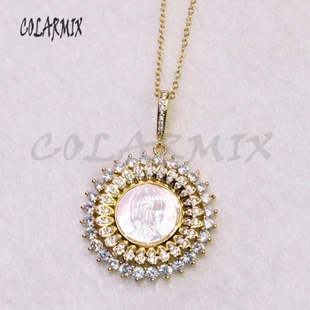 5 strands Virgin Ma pendants necklace Baroque zircon pendant necklace fashion jewelry wholesale jewelry gift for women gems 5235
5 strands Virgin Ma pendants necklace Baroque zircon pendant necklace fashion jewelry wholesale jewelry gift for women gems 5235