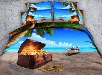 JF-428 beautiful sea scenery HD Digital print bed cover set full size 4pcs 3d bedding sets tree ocean boat gold printed linens
JF-428 beautiful sea scenery HD Digital print bed cover set full size 4pcs 3d bedding sets tree ocean boat gold printed linens