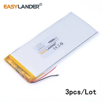 3pcs /Lot 1500mAH 3339105 lithium Li ion polymer rechargeable battery GPS e-book speaker dvd Speaker E-book tablet pc power bank
3pcs /Lot 1500mAH 3339105 lithium Li ion polymer rechargeable battery GPS e-book speaker dvd Speaker E-book tablet pc power bank