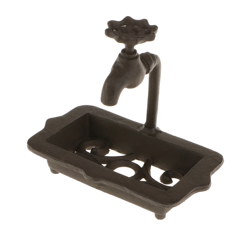 Countryside Primitive Farmhouse Cottage Cast Iron Water Faucet Soap Dish Holder Soap Box
Countryside Primitive Farmhouse Cottage Cast Iron Water Faucet Soap Dish Holder Soap Box