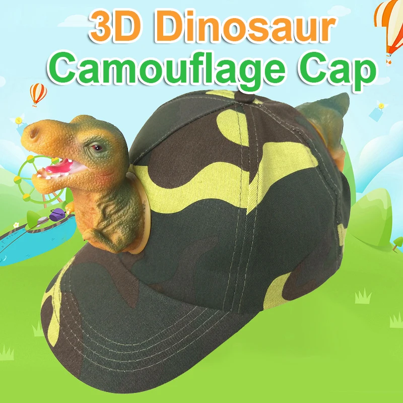 3D Dinosaur Outdoor Cap Adjustable Cotton Cap Men Women Multicolor Ponytail Baseball Caps Outdoor Leisure Sun Camouflage Hat
3D Dinosaur Outdoor Cap Adjustable Cotton Cap Men Women Multicolor Ponytail Baseball Caps Outdoor Leisure Sun Camouflage Hat