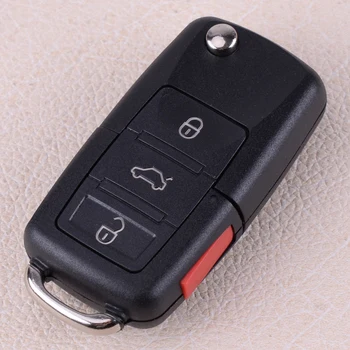 4 Button Flip Remote Car Key Case Shell Fob Cover Without Blade Fit For VW Beetle Jetta Passat Golf Rabbit MK4 MK5
4 Button Flip Remote Car Key Case Shell Fob Cover Without Blade Fit For VW Beetle Jetta Passat Golf Rabbit MK4 MK5