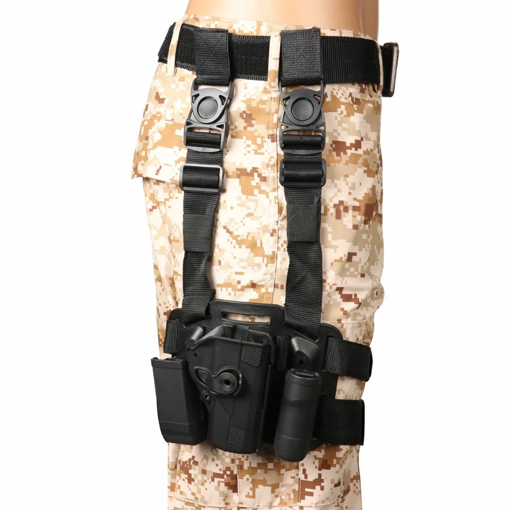 EMERSON Tactical CQC Style Beretta PX4 Pistol Holster SET CP Style Drop-Leg Gun Holder Magazine&Flashlight Pouch Airsoft
EMERSON Tactical CQC Style Beretta PX4 Pistol Holster SET CP Style Drop-Leg Gun Holder Magazine&Flashlight Pouch Airsoft