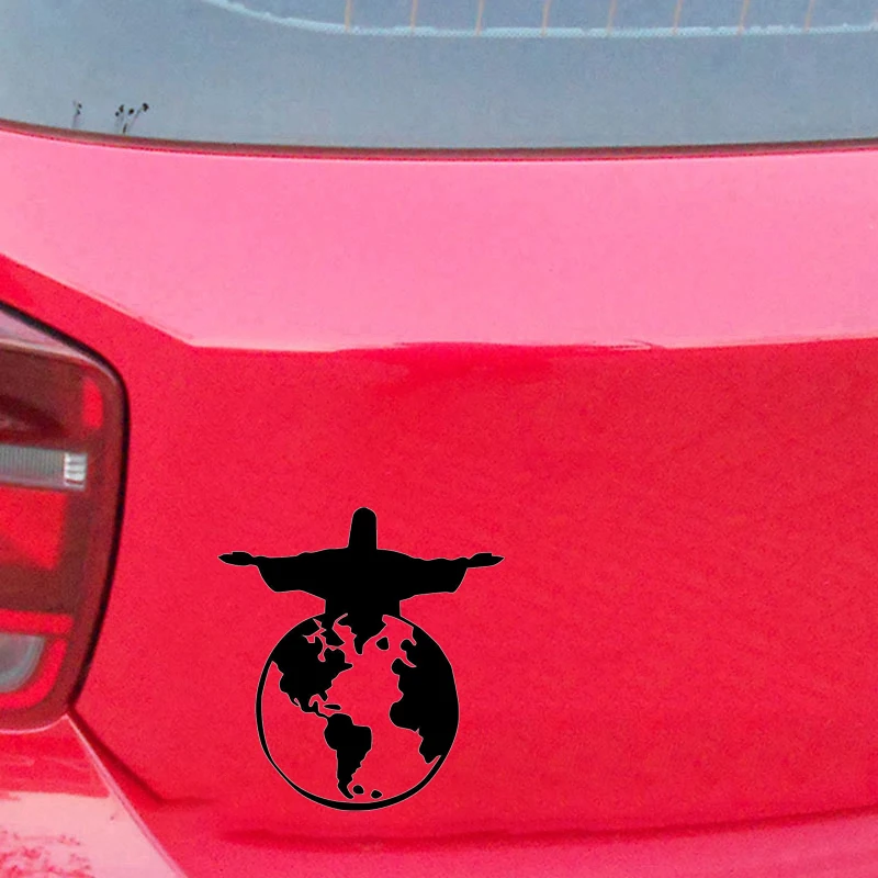 Фото Символическая наклейка Иисуса мира на окно грузовика аксессуары для автомобиля