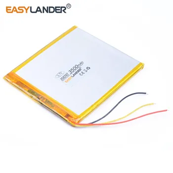 Three lines 3.7V polymer lithium battery 318292 3500mah Liter energy battery for mobile power 7 inch tablet MID common type
Three lines 3.7V polymer lithium battery 318292 3500mah Liter energy battery for mobile power 7 inch tablet MID common type
