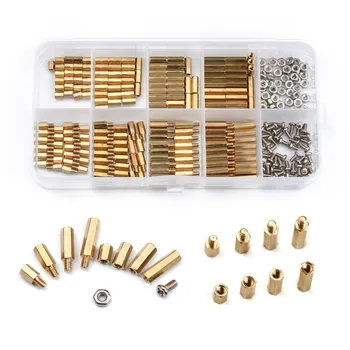 300PCS M2 Brass Copper Female/Male Spacing Screws Security Surveillance Cameras Pillars Knurled Standoff Spacer Kit
300PCS M2 Brass Copper Female/Male Spacing Screws Security Surveillance Cameras Pillars Knurled Standoff Spacer Kit