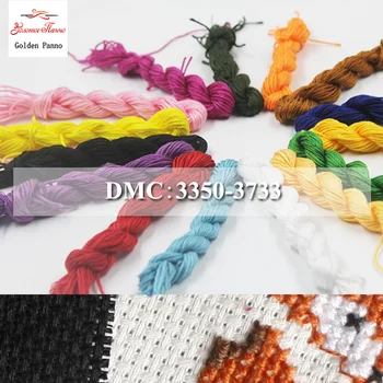 Golden Panno DIY DMC 3350-3733 Embroidery Floss Embroidery Threads 10PCS/lot 1.2M Cross-stitch kit Cross stitch Floss Kits 11.12
Golden Panno DIY DMC 3350-3733 Embroidery Floss Embroidery Threads 10PCS/lot 1.2M Cross-stitch kit Cross stitch Floss Kits 11.12