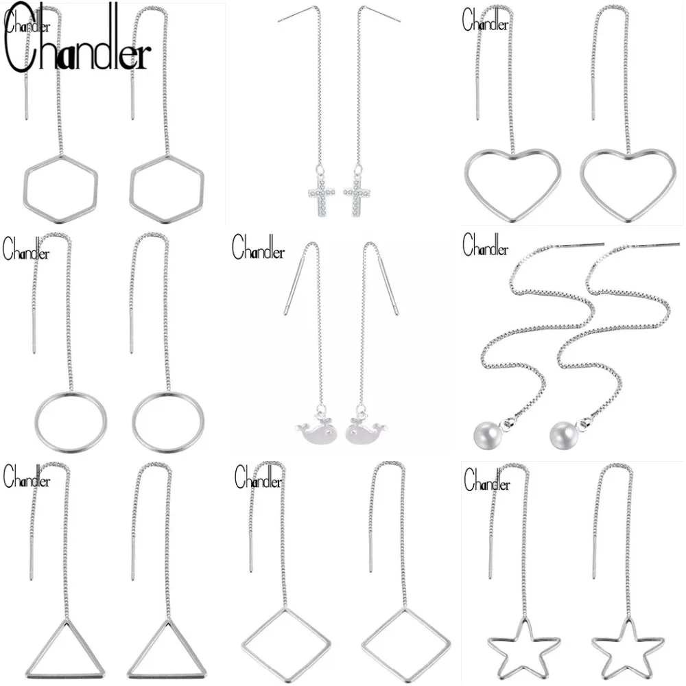 Chandler 925 Silver Drop Line Earrings For Women Long Ear Line Thread Linear Dangle Earring Geometry Mujer Round Love Bts Bronic
Chandler 925 Silver Drop Line Earrings For Women Long Ear Line Thread Linear Dangle Earring Geometry Mujer Round Love Bts Bronic