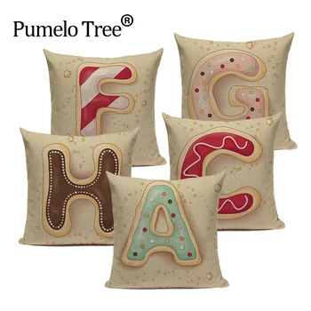 Nordic Decoration Home Pillowcase Red And Pink Printed 26 Letter Linen Cushion Cover Sofa Bed Custom Decor Throw Pillow 45X45Cm
Nordic Decoration Home Pillowcase Red And Pink Printed 26 Letter Linen Cushion Cover Sofa Bed Custom Decor Throw Pillow 45X45Cm