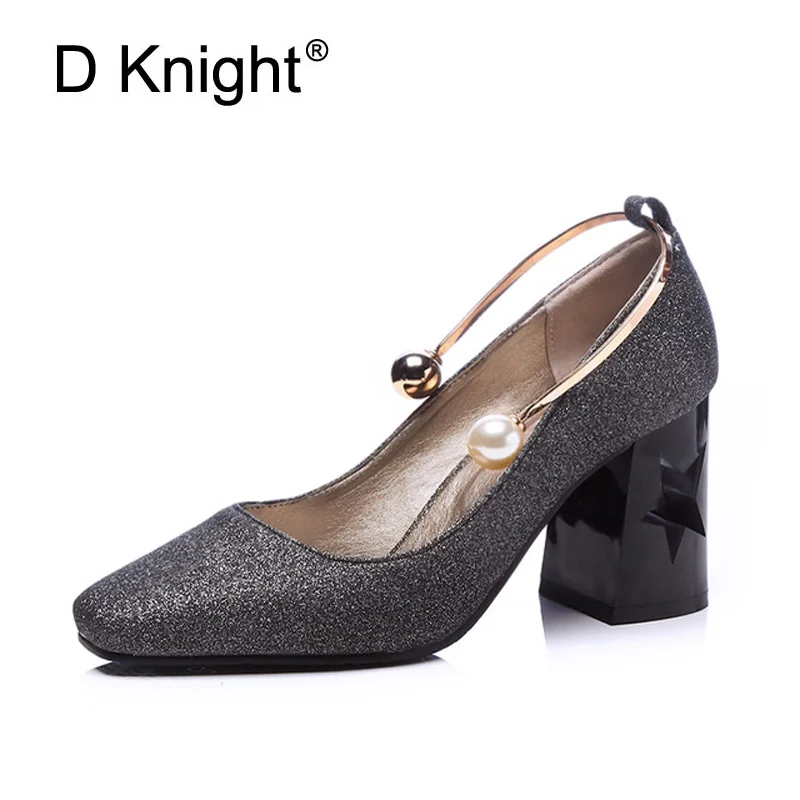 D Knight Women Pumps Pearl Metal Decoration High Heels Office Lady Woman Shoes Bling Glitter Women Wedding Shoes Black SilverI89
D Knight Women Pumps Pearl Metal Decoration High Heels Office Lady Woman Shoes Bling Glitter Women Wedding Shoes Black SilverI89