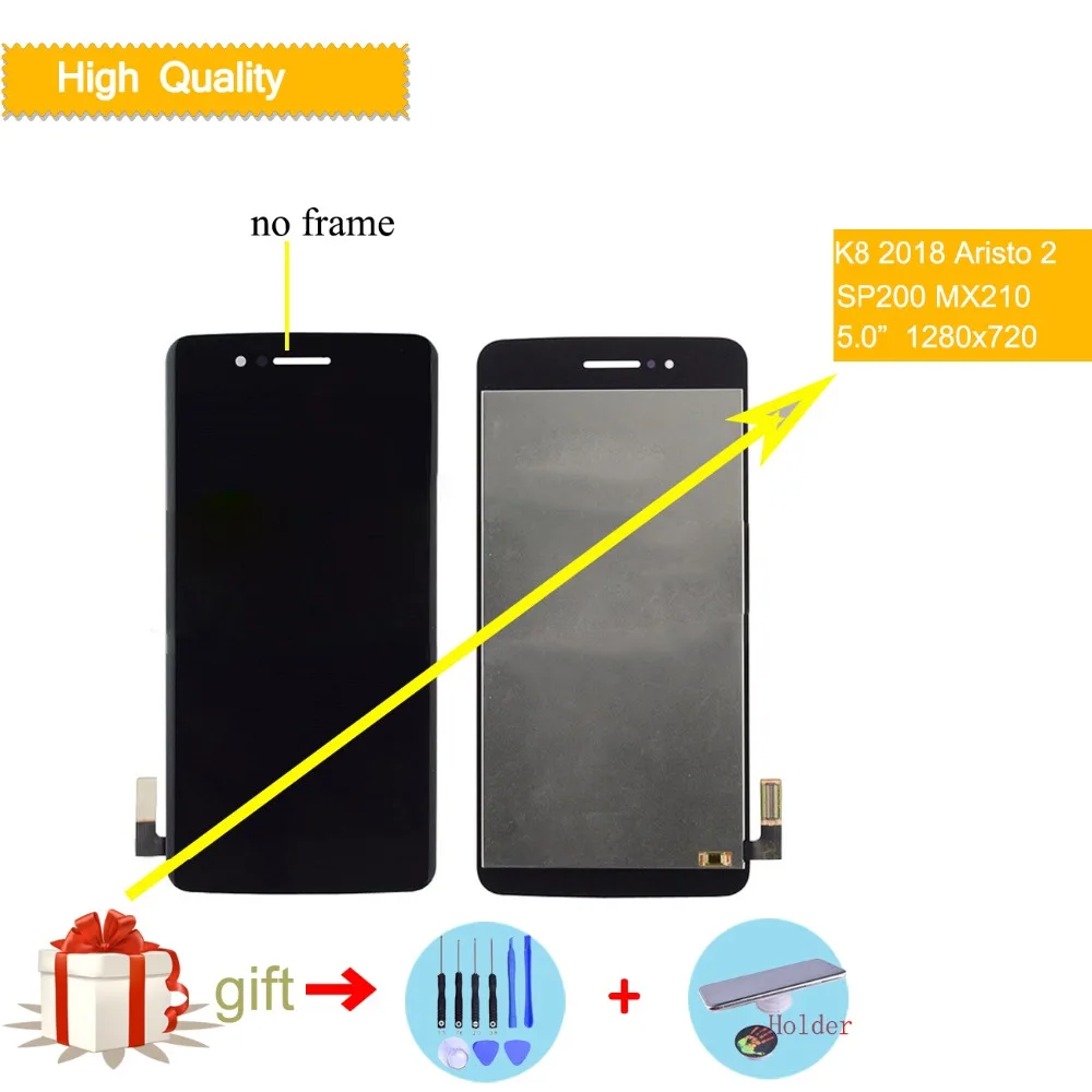 LCD For LG Aristo 2 K8 2018 K9 X210MA LCD Display Touch Screen Digitizer Full Assembly K9 SP200 MX210 LCD complete With Frame
LCD For LG Aristo 2 K8 2018 K9 X210MA LCD Display Touch Screen Digitizer Full Assembly K9 SP200 MX210 LCD complete With Frame