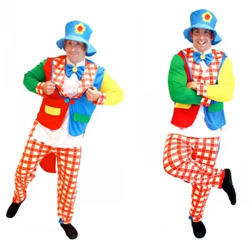 Man the circus clown Cosplay Halloween droll Costumes Holiday Festival parade stage show Carnival April Fool 's Day Purim dress
Man the circus clown Cosplay Halloween droll Costumes Holiday Festival parade stage show Carnival April Fool 's Day Purim dress
