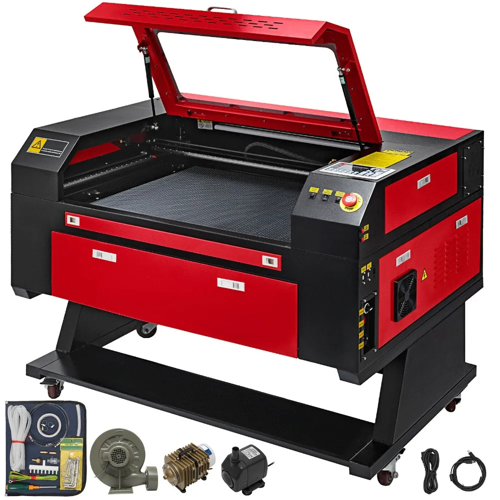 80W CO2 Laser Engraver Engraving Cutting Machine With Color Screen 700*500mm with RUIDA 6442 Controller
80W CO2 Laser Engraver Engraving Cutting Machine With Color Screen 700*500mm with RUIDA 6442 Controller