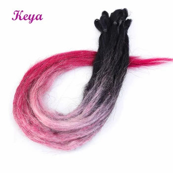 Full Handmade Dreadlocks Extensions 10 Strands/Pack Pink Dread Extensions Crochet Braids 24 Inch Synthetic Hair Extensions
Full Handmade Dreadlocks Extensions 10 Strands/Pack Pink Dread Extensions Crochet Braids 24 Inch Synthetic Hair Extensions