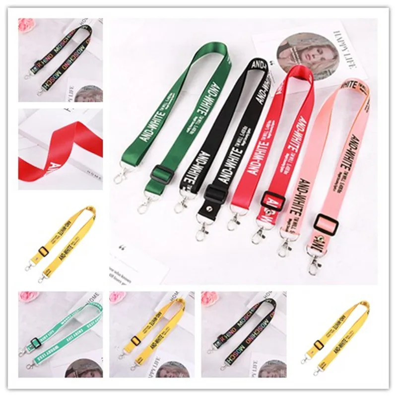 Fashion Letter printing Ribbon Lanyard Neck Strap for Bag ID Card Mobile Phone Strap for Huawei USB Badge Holder DIY Hang Rope
Fashion Letter printing Ribbon Lanyard Neck Strap for Bag ID Card Mobile Phone Strap for Huawei USB Badge Holder DIY Hang Rope