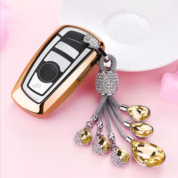 Gift Crystal Car Keychain+Car Styling Remote Car Key TPU Soft Cover Case Fit For BMW 520 525 f30 f10 F18 118i 320i X3 X4 M3 M4
Gift Crystal Car Keychain+Car Styling Remote Car Key TPU Soft Cover Case Fit For BMW 520 525 f30 f10 F18 118i 320i X3 X4 M3 M4