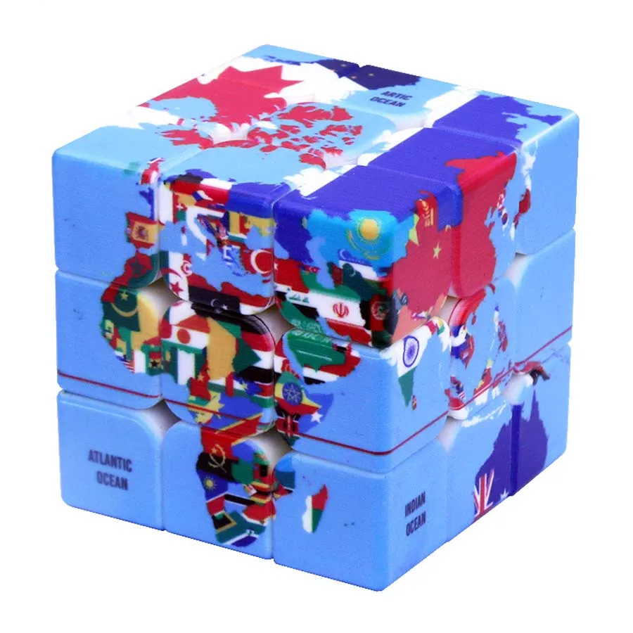 Geographical Indication Magic Cube 3x3x3 Speed Puzzle 56 mm Cubo Magico Educational Toys for Children Boys Adult
Geographical Indication Magic Cube 3x3x3 Speed Puzzle 56 mm Cubo Magico Educational Toys for Children Boys Adult