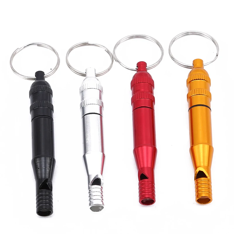 2pcs / Pack New Outdoor multi-function Survival Whistle Aluminum Alloy Two Training Whistle Emergency Safety Survival Whistle
2pcs / Pack New Outdoor multi-function Survival Whistle Aluminum Alloy Two Training Whistle Emergency Safety Survival Whistle