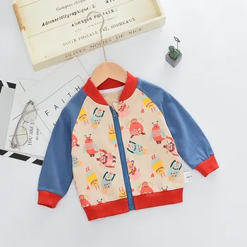 Children's jacket spring 2019 new Korean version of the boy's foreign shirt jacket cartoon graffiti baseball clothing tide
Children's jacket spring 2019 new Korean version of the boy's foreign shirt jacket cartoon graffiti baseball clothing tide