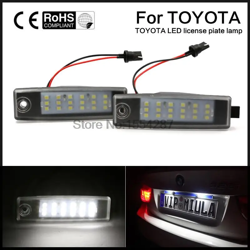 car styling Bright Led License Number Plate Light fit for Toyota HiAce 200 05-11 Rav4 Vanguard ACA33W
car styling Bright Led License Number Plate Light fit for Toyota HiAce 200 05-11 Rav4 Vanguard ACA33W