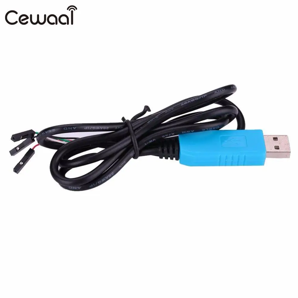 Cewaal 1M DC 5V Plastic Black+Blue Download Cable PL2303TA USB To TTL RS232 Brush Machine Line Upgrade
Cewaal 1M DC 5V Plastic Black+Blue Download Cable PL2303TA USB To TTL RS232 Brush Machine Line Upgrade