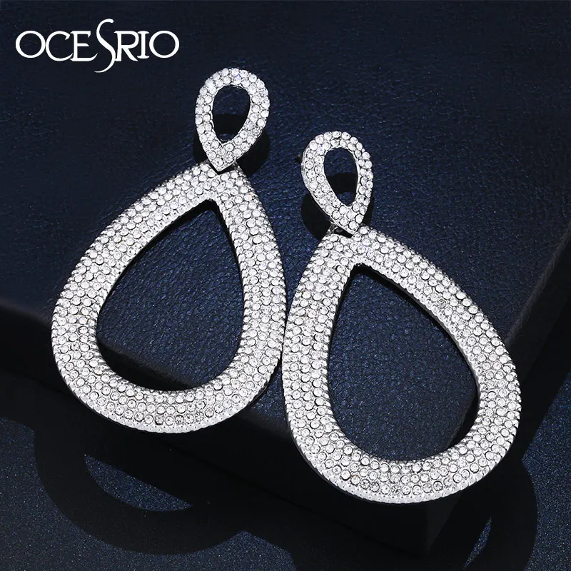 OCESRIO Austrian Crystal Large Hoop Earrings for Women Big Wheel Earrings Circle Wedding Jewelry kolczyki kola ers-m28
OCESRIO Austrian Crystal Large Hoop Earrings for Women Big Wheel Earrings Circle Wedding Jewelry kolczyki kola ers-m28